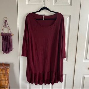 Red Tunic- Chic Soul